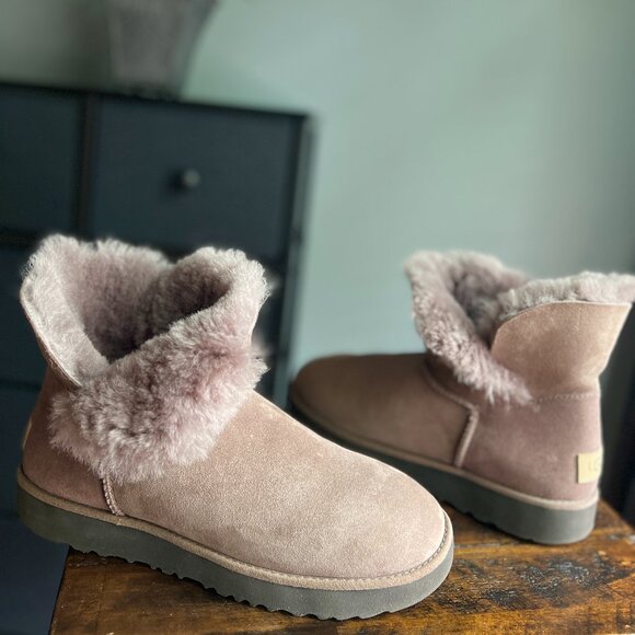 UGG Bailey Mariko Geaode Lilac Women's Boots Size 10 - Picture 3 of 8